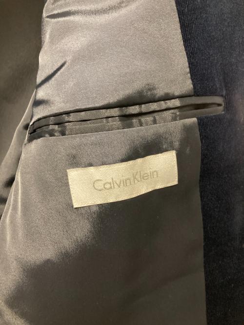Calvin Klein（カルバンクライン）Calvin Klein (カルバンクライン) コーデュロイ2Bセットアップスーツ ネイビー サイズ:40の古着・服飾アイテム