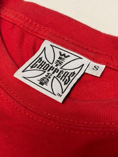 WEST COAST CHOPPERS（ウエストコーストチョッパーズ）WEST COAST CHOPPERS (ウエストコーストチョッパーズ) プリントTシャツ レッド サイズ:Sの古着・服飾アイテム