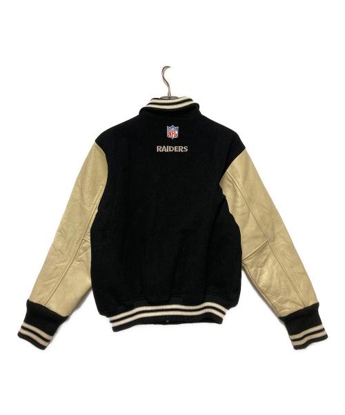 REEBOK（リーボック）REEBOK (リーボック) RAIDERS スタジャン ホワイト×ブラック サイズ:Mの古着・服飾アイテム