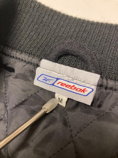 REEBOK（リーボック）REEBOK (リーボック) RAIDERS スタジャン ホワイト×ブラック サイズ:Mの古着・服飾アイテム