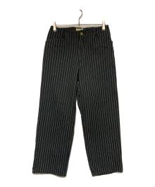 Schott（ショット）の古着「STRIPE FRISCO PANTS」｜ブラック