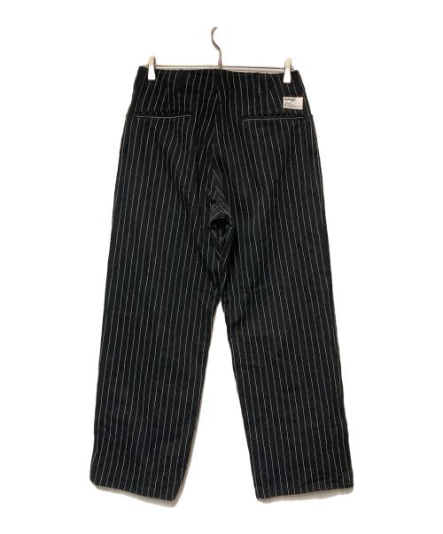 Schott（ショット）Schott (ショット) STRIPE FRISCO PANTS ブラック サイズ:30の古着・服飾アイテム