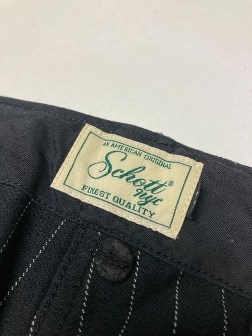Schott（ショット）Schott (ショット) STRIPE FRISCO PANTS ブラック サイズ:30の古着・服飾アイテム