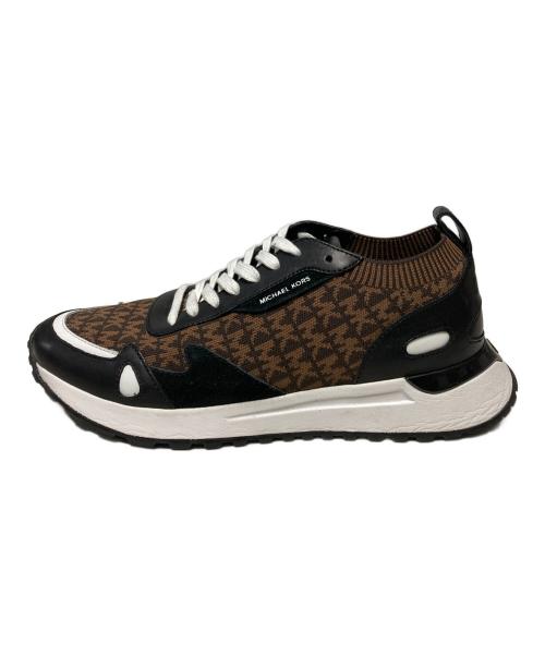 MICHAEL KORS（マイケルコース）MICHAEL KORS (マイケルコース) MILES / ニットスニーカー ブラウン サイズ:8Mの古着・服飾アイテム