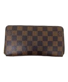LOUIS VUITTON（ルイ ヴィトン）の古着「ダミエ ジッピーウォレット」｜ブラウン