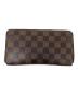 LOUIS VUITTON（ルイ ヴィトン）の古着「ダミエ ジッピーウォレット」｜ブラウン