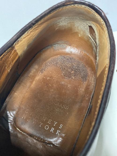 Alden（オールデン）Alden (オールデン) BARNEYS NEWYORK (バーニーズ・ニューヨーク) プレーントゥシューズ ブラウン サイズ:9Cの古着・服飾アイテム