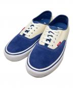 VANSヴァンズ）の古着「AUTHENTIC PRO」｜ブルー×アイボリー