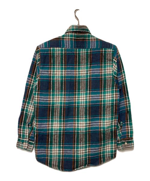 FIVE BROTHER（ファイブブラザー）FIVE BROTHER (ファイブブラザー) 90s チェックネルシャツ グリーン サイズ:Sの古着・服飾アイテム