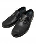 Salvatore Ferragamoサルヴァトーレ フェラガモ）の古着「ガンチーニビットローファー」｜ブラック