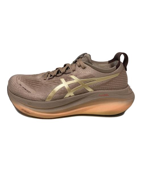 asics（アシックス）asics (アシックス) GEL-NIMBUS 27 LUXE ブラウン サイズ:US7.5の古着・服飾アイテム