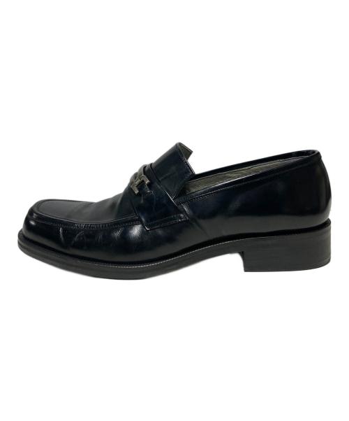 BURBERRY BLACK LABEL（バーバリーブラックレーベル）BURBERRY BLACK LABEL (バーバリーブラックレーベル) ビットローファー ブラック サイズ:25の古着・服飾アイテム