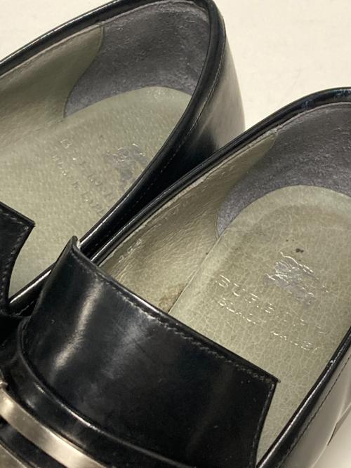 BURBERRY BLACK LABEL（バーバリーブラックレーベル）BURBERRY BLACK LABEL (バーバリーブラックレーベル) ビットローファー ブラック サイズ:25の古着・服飾アイテム