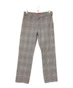 SUPREMEシュプリーム）の古着「グレンチェックワークパンツ」｜ホワイト×ブラック