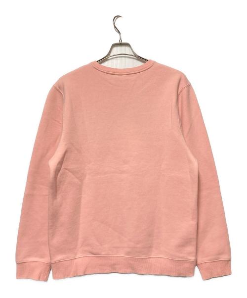 stussy（ステューシー）stussy (ステューシー) スムースストックアップリケスウェット ピンク サイズ:Mの古着・服飾アイテム