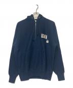 Champion REVERSE WEAVEチャンピオン リバース ウィーブ）の古着「ハーフジップパーカー」｜ネイビー