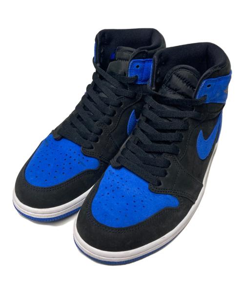 NIKE（ナイキ）NIKE (ナイキ) AIR JORDAN 1 RETRO HIGH OG ブルー×ブラック サイズ:US8の古着・服飾アイテム