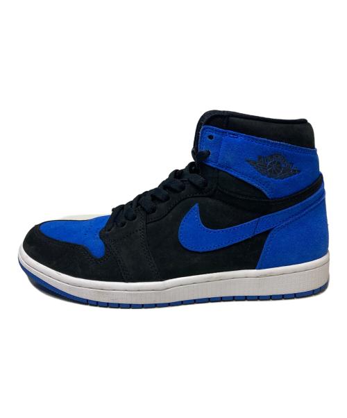 NIKE（ナイキ）NIKE (ナイキ) AIR JORDAN 1 RETRO HIGH OG ブルー×ブラック サイズ:US8の古着・服飾アイテム