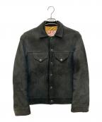 ADDICT CLOTHESアディクト クローズ）の古着「レザージャケット」｜ブラック