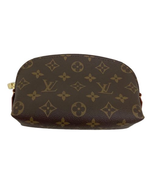 LOUIS VUITTON（ルイ ヴィトン）LOUIS VUITTON (ルイ ヴィトン) コスメポーチ ブラウンの古着・服飾アイテム
