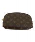 LOUIS VUITTON（ルイ ヴィトン）の古着「コスメポーチ」｜ブラウン