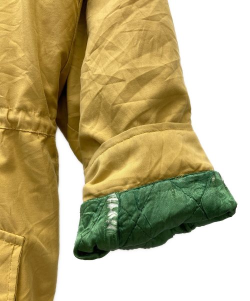 LACOSTE（ラコステ）LACOSTE (ラコステ) ヴィンテージハイネックコート イエロー×グリーン サイズ:SIZE 5の古着・服飾アイテム