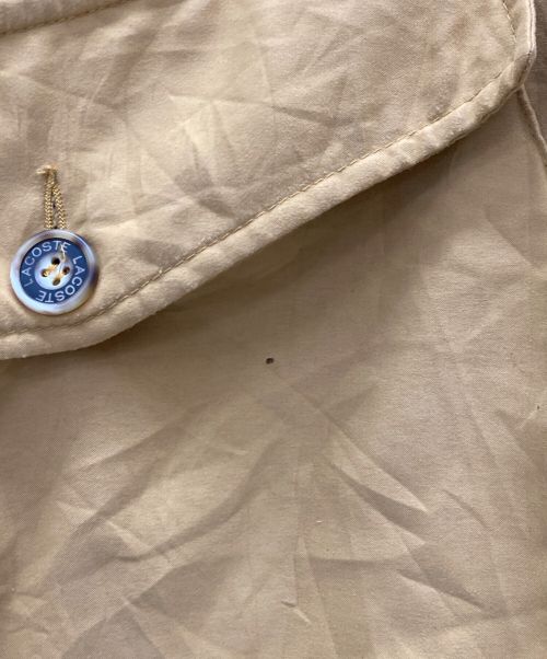 LACOSTE（ラコステ）LACOSTE (ラコステ) ヴィンテージハイネックコート イエロー×グリーン サイズ:SIZE 5の古着・服飾アイテム