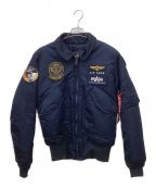 ALPHAアルファ）の古着「ジャケット」｜ネイビー
