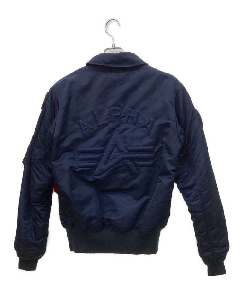 ALPHA（アルファ）ALPHA (アルファ) ジャケット ネイビー サイズ:MEDIUMの古着・服飾アイテム