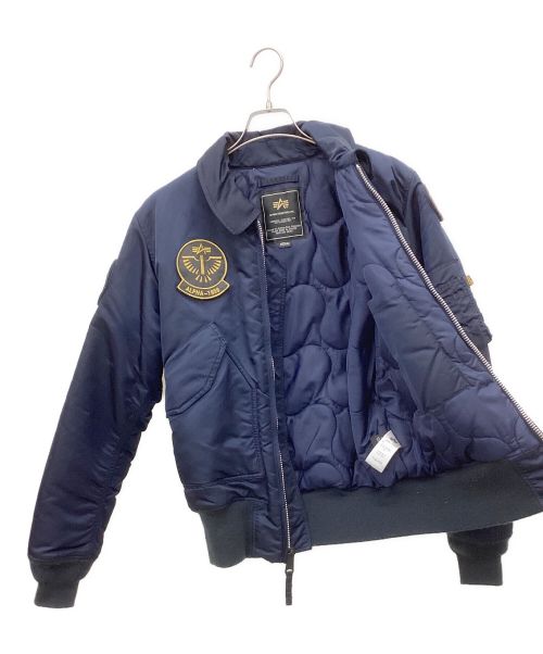 ALPHA（アルファ）ALPHA (アルファ) ジャケット ネイビー サイズ:MEDIUMの古着・服飾アイテム
