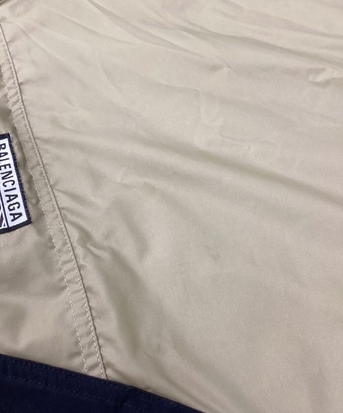 BALENCIAGA（バレンシアガ）BALENCIAGA (バレンシアガ) アノラックパーカー ブラウン×ブラック サイズ:46の古着・服飾アイテム