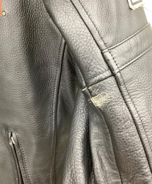 HARLEY-DAVIDSON（ハーレーダビッドソン）HARLEY-DAVIDSON (ハーレーダビッドソン) レザージャケット ブラック サイズ:Sの古着・服飾アイテム