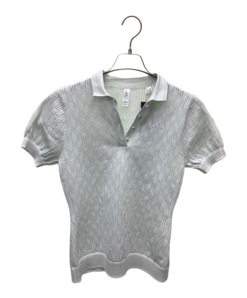 adidas（アディダス）adidas (アディダス) ULT365 PRIMEKNITパフスリーブポロ ミント サイズ:S 未使用品の古着・服飾アイテム