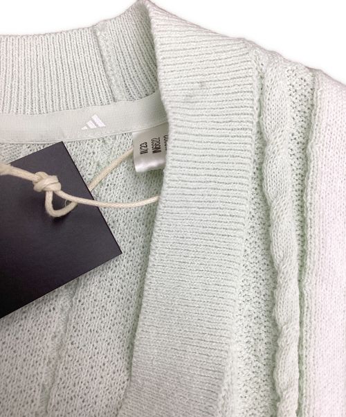 adidas（アディダス）adidas (アディダス) ULT365 PRIMEKNITケーブルカーディガン ミント サイズ:S 未使用品の古着・服飾アイテム