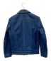 DIESEL (ディーゼル) シングルレザージャケット ブルー サイズ:XS：18000円