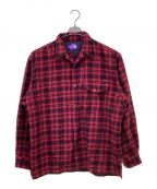 THE NORTH FACEザ ノース フェイス）の古着「チェックシャツ」｜レッド