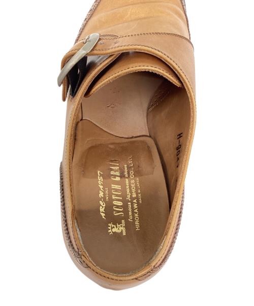 SCOTCH GRAIN（スコッチグレイン）SCOTCH GRAIN (スコッチグレイン) レザーシューズ ブラウン サイズ:24.5の古着・服飾アイテム