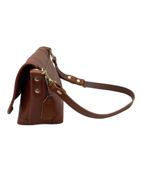 Herz（ヘルツ）Herz (ヘルツ) メッセンジャーバッグ ブラウンの古着・服飾アイテム