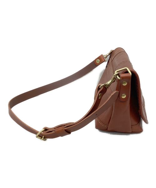 Herz（ヘルツ）Herz (ヘルツ) メッセンジャーバッグ ブラウンの古着・服飾アイテム