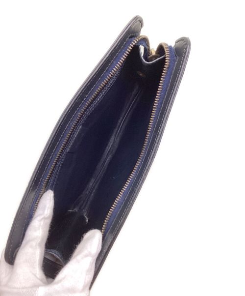 CELINE（セリーヌ）CELINE (セリーヌ) クラッチバッグ ネイビーの古着・服飾アイテム