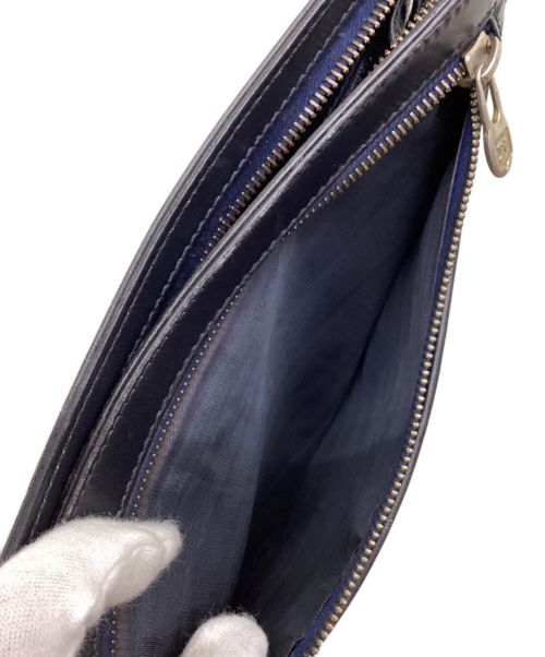 CELINE（セリーヌ）CELINE (セリーヌ) クラッチバッグ ネイビーの古着・服飾アイテム