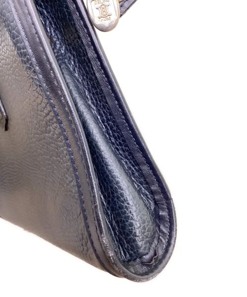 CELINE（セリーヌ）CELINE (セリーヌ) クラッチバッグ ネイビーの古着・服飾アイテム