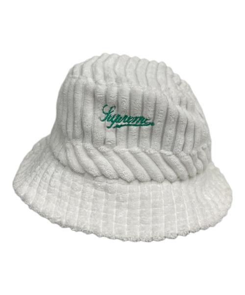 SUPREME（シュプリーム）SUPREME (シュプリーム) バケットハット ホワイトの古着・服飾アイテム