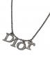 DIOR (ディオール) ロゴネックレス：13000円