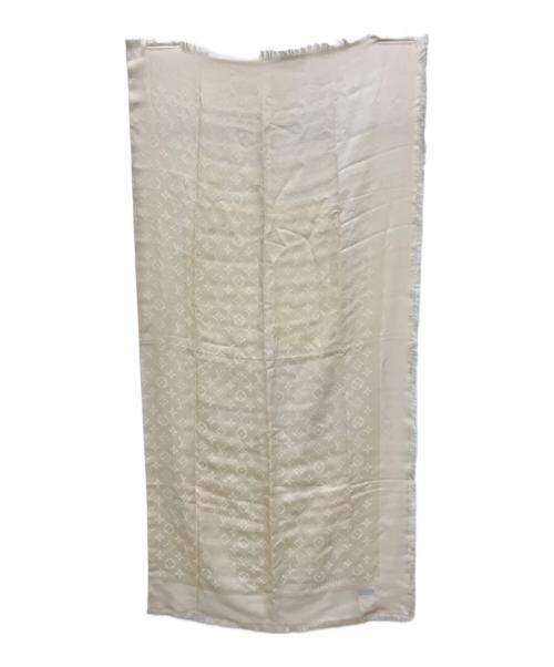 LOUIS VUITTON（ルイ ヴィトン）LOUIS VUITTON (ルイ ヴィトン) モノグラムストール アイボリーの古着・服飾アイテム