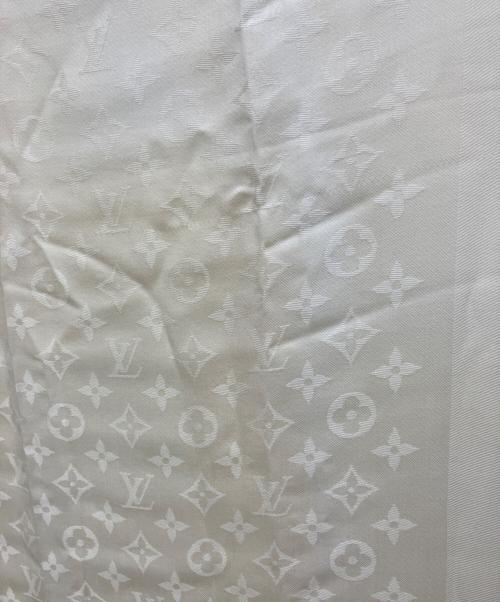 LOUIS VUITTON（ルイ ヴィトン）LOUIS VUITTON (ルイ ヴィトン) モノグラムストール アイボリーの古着・服飾アイテム