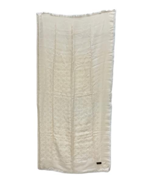 LOUIS VUITTON（ルイ ヴィトン）LOUIS VUITTON (ルイ ヴィトン) モノグラムストール アイボリーの古着・服飾アイテム