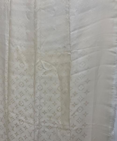 LOUIS VUITTON（ルイ ヴィトン）LOUIS VUITTON (ルイ ヴィトン) モノグラムストール アイボリーの古着・服飾アイテム