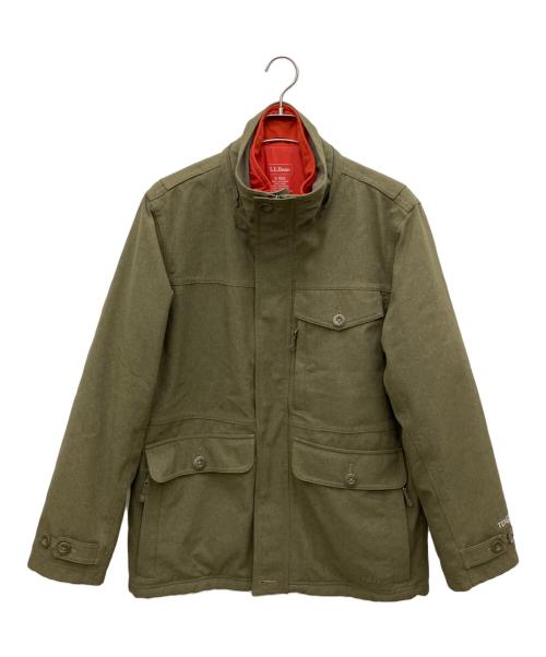 L.L.Bean（エルエルビーン マウンテンパーカー）L.L.Bean (エルエルビーン) ライナー付コート グリーン×オレンジ サイズ:Sの古着・服飾アイテム