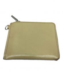 Whitehouse Cox（ホワイトハウスコックス）の古着「L字ファスナー財布」｜ベージュ